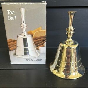 Vintage‎ Wm. A. Rogers Tea Bell With Box